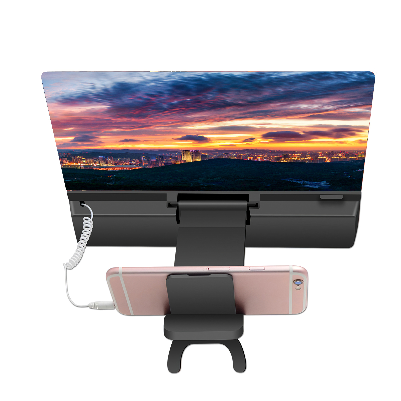 3D Magnifier Phone Screen Projector 12inch Mobile Screen Amplifier Phone Magnifying Holder Enlarger L5 Mobile Phone Screen