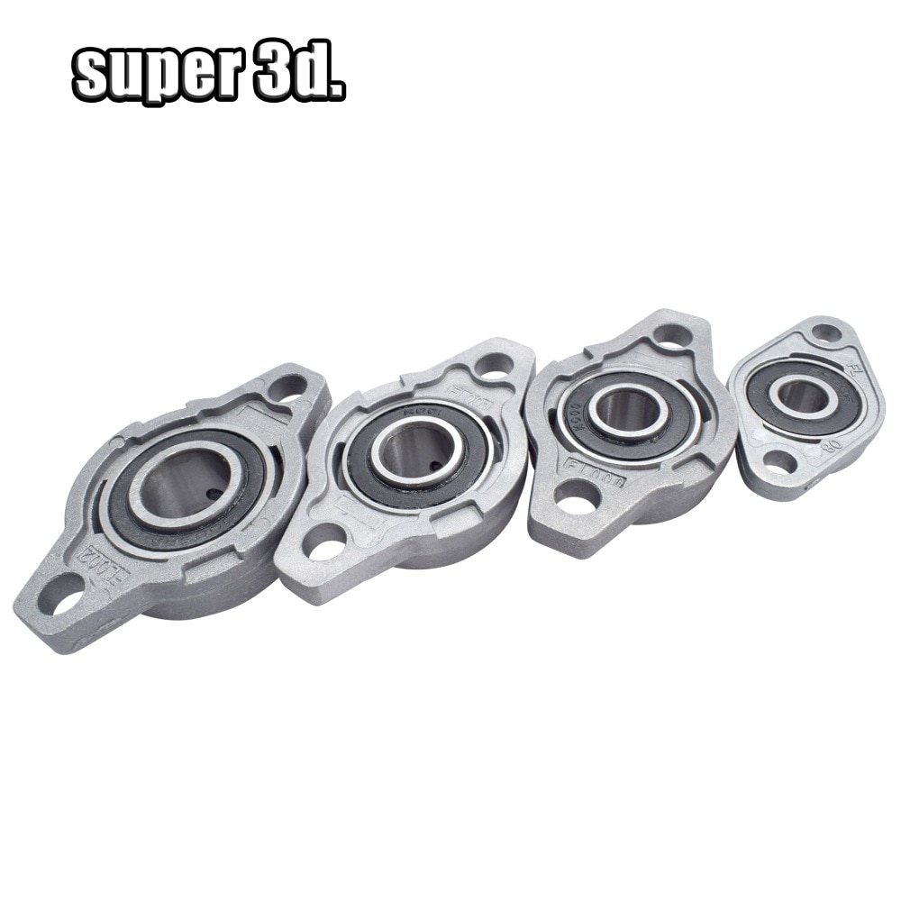 1pcs KFL8/KFL10 /KFL12/KFL15 Shaft Ball Bearing Pillow Block Support Hosing Bearing Seat Pedestal for 3D printer