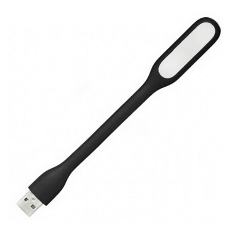 Schwarz Mini Tragbare USB LED Lampe 5V 1,2 W Super Helle Buch Licht Lesen Lampe USB LED Licht Für power Bank PC Laptop Notebook