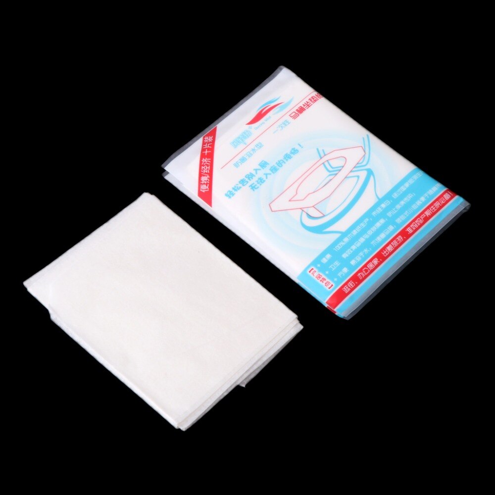 10 Teile/beutel einweg wc sitz matt 100% wasserdicht wc papier Pad