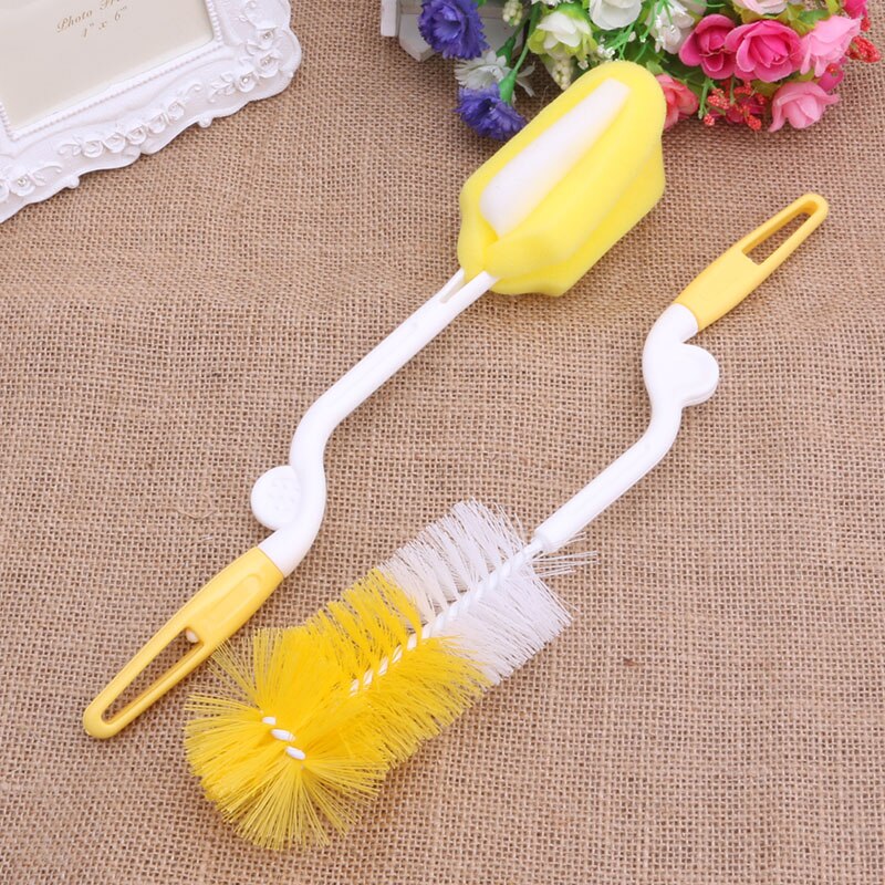 Brosse de bouteille réutilisable, 5 pièces, buse de théière, Tube en Nylon, nettoyage de biberons de lait pour bébé, brosse de nettoyage de mamelon