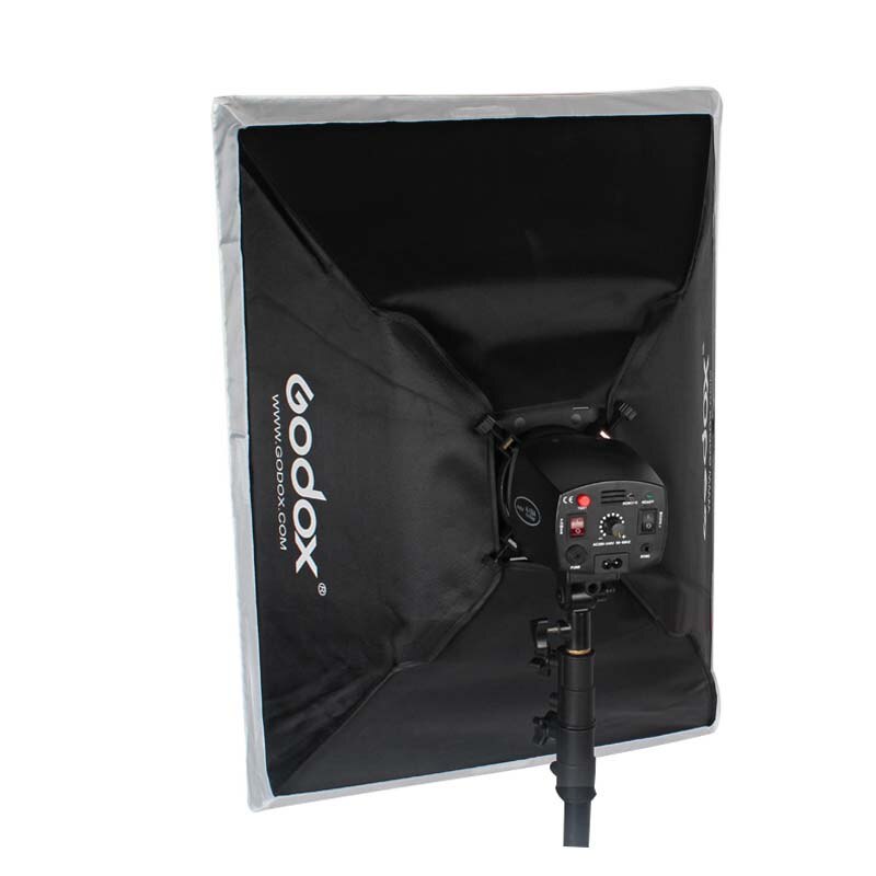 Godox 60x60cm 24"x24" Studio Softbox with Universal 98MM Mount for 250SDI 300SDI K-150A Photo Studio Strobe Flash
