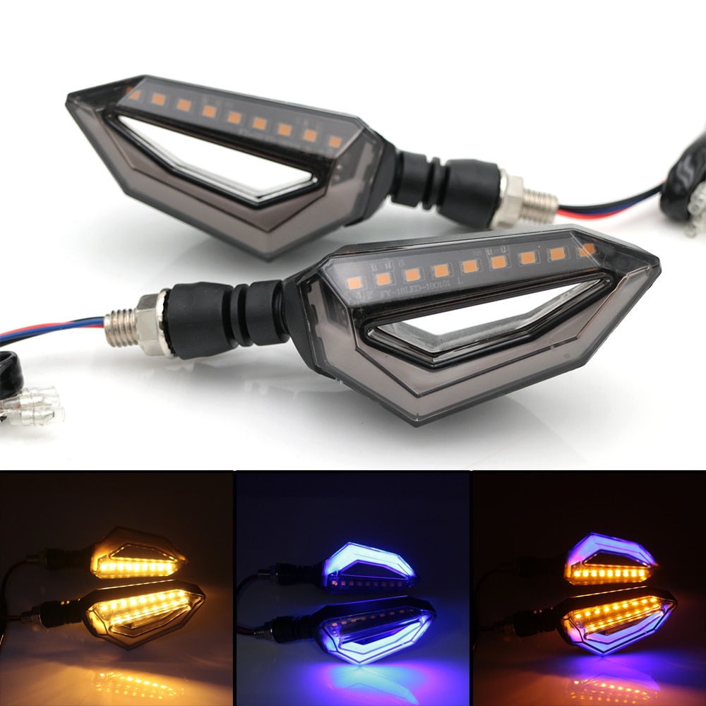 Intermitentes LED para motocicleta, intermitentes, para yamaha mt09 mt10 mt07 Tmax 500 Tmax 530 RC 125 200 Z900