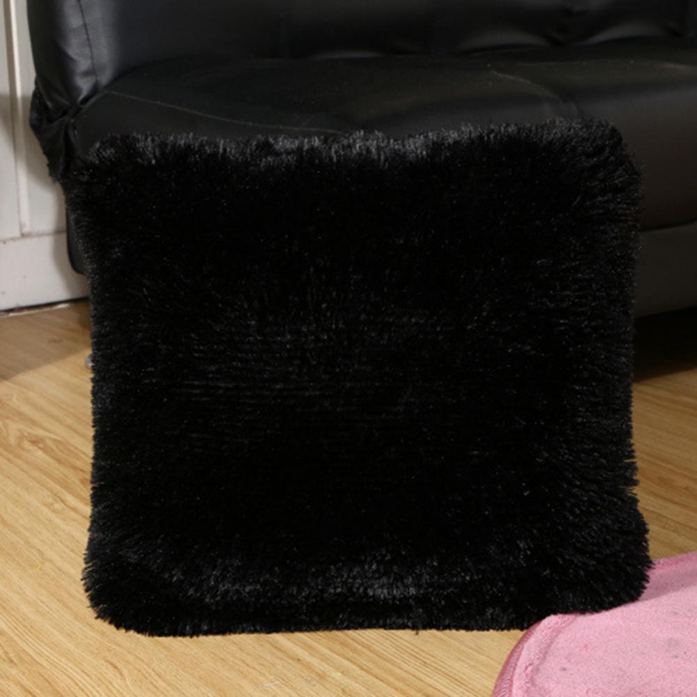 Coussin moelleux couverture douce taie d'oreiller jeter maison lit canapé voiture décoration fausse fourrure peluche housse de coussin canapé décor 43*43 cm