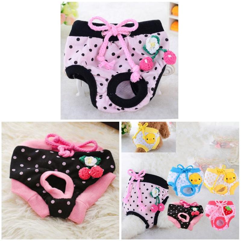 Hond Fysiologische Shorts Ondergoed Puppy Slips Sanitaire Broek Kleine Meidium Honden Luier Dierbenodigdheden Hond Shorts