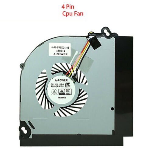 CPU COOLING Fan &amp; GPU fan for Clevo P950 P950HR P950ER T97 T96E T800 4 wire &amp; 3 wire radiator fan
