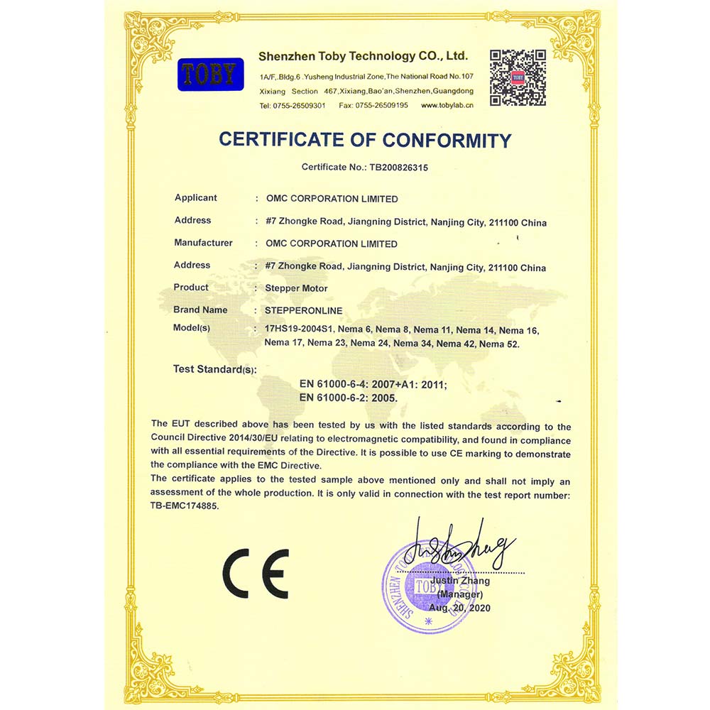 0.9 Graden Nema 17 Stappenmotor 36Ncm (51Oz. In) 0.9A 4-Lood 40Mm Lengte Voor Diy 3D Printer Cnc Robot