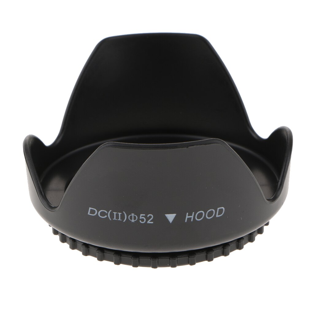 52 Mm Schroef Mount Omkeerbare Tulip Flower Crown Petal Vormige Camera Zonnekap