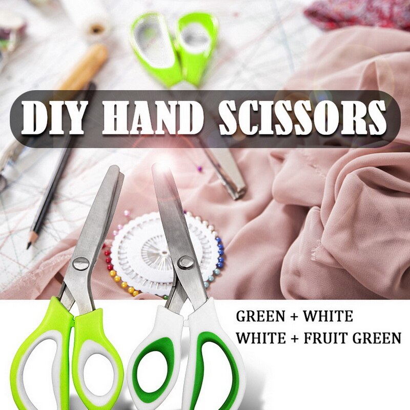 1 Pc Handmade Children DIY Scissors prevent hand injury Album Lace Scissors Card Photo Pattern Scissors Cartoons Lace Scissors