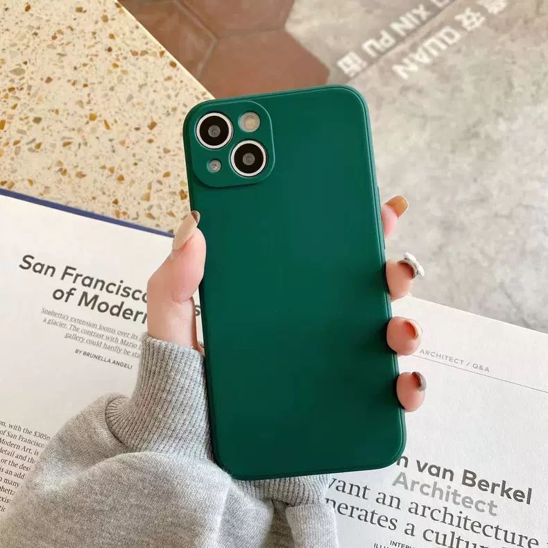 Wielokolorowe silikonowe etui na telefon komórkowy Tpu 1 szt. do iPhone 15 14 13 Silikonowe etui na Apple iPhone Etui Silikonowe: Glazurowane