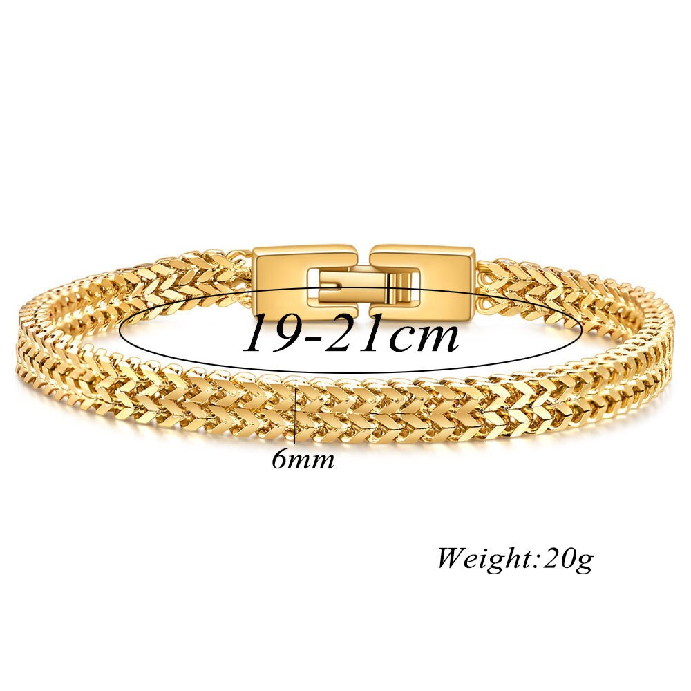 Mode Mannelijke Hip Hop Raphap Roestvrij Stalen Kiel Snake Chain Armband Voor Mannen Persoonlijkheid Titanium Stalen Armband Hommen Sieraden