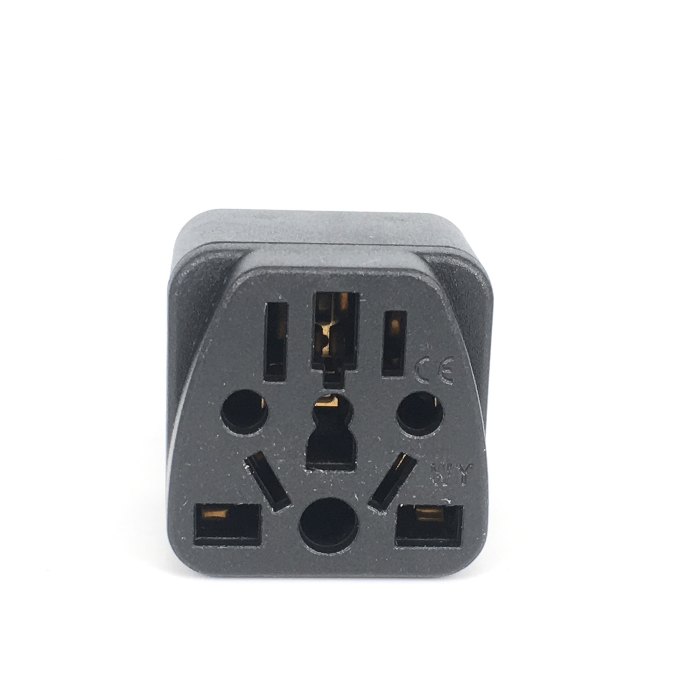 Bolantedz South africa plug Type M big round 3 pins India conversion power plug adapter travel Pakistan convert China AUS charge: black