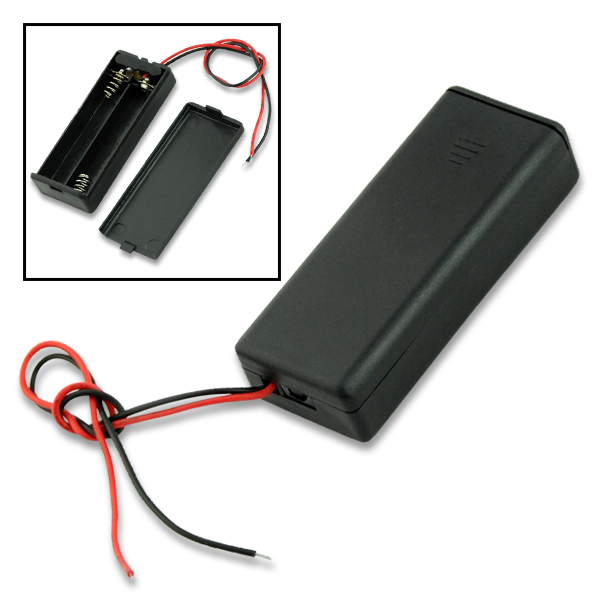 1pc 2x 3x 4x AAA Battery Holder Storage Case With On / Off Switch Lead Cable AAA Battery Box