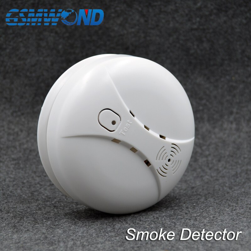 433MHz Wireless Smoke Detector, Built-in transmit antenna, Support G90B / KR-G18 / KR-8518G GSM Alarm System, ,