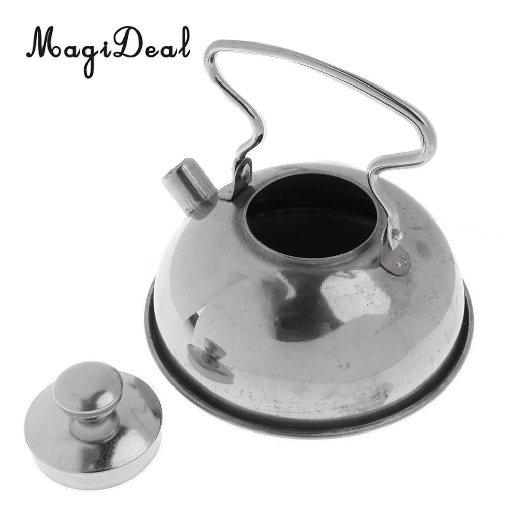 Magideal 1Set Roestvrij Stalen Waterkoker Keuken Keuken Koken Kookgerei Kids Kinderen Pretend Play Speelgoed