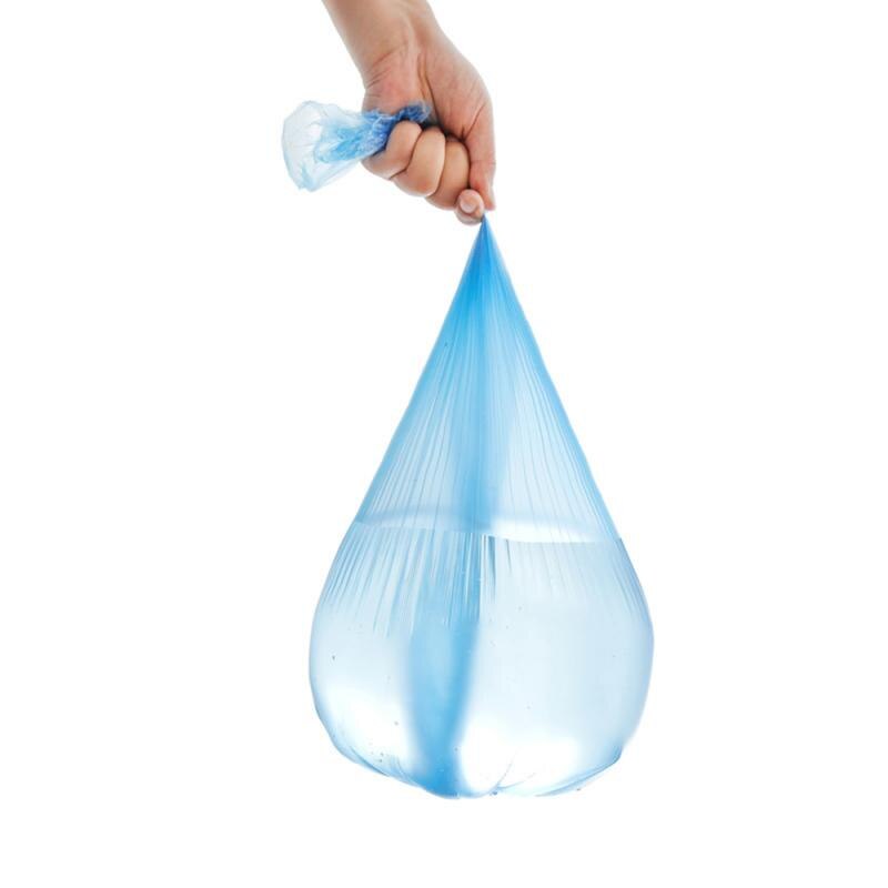 Bolsas de basura, bolsas de basura gruesas de un solo Color, duraderas, desechables, de plástico para limpieza ambiental, utensilios de cocina para el hogar