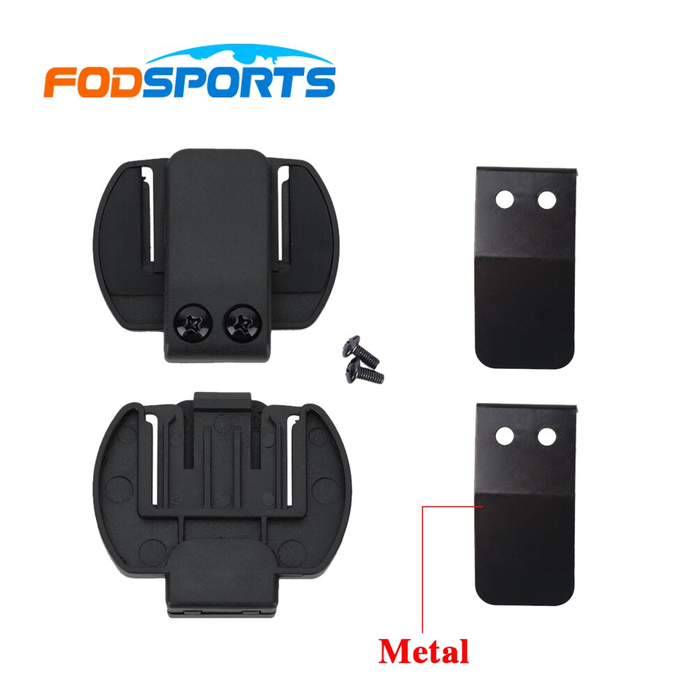 2pcs Clip Suitable For Fodsports V6 V4 Motorcycle Helmet Intercom Wireless Bluetooth Headset Accessories Intercomunicador Moto