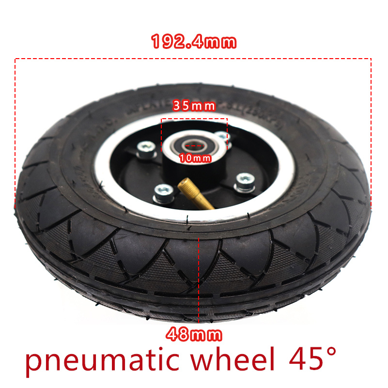 Wysokiej jakości (8 "X 2") 200X50 (8 cali) opona na elektryczny skuter na gaz i skuter elektryczny (w zestawie dętka) koło wózka inwalidzkiego: pneumatic koło