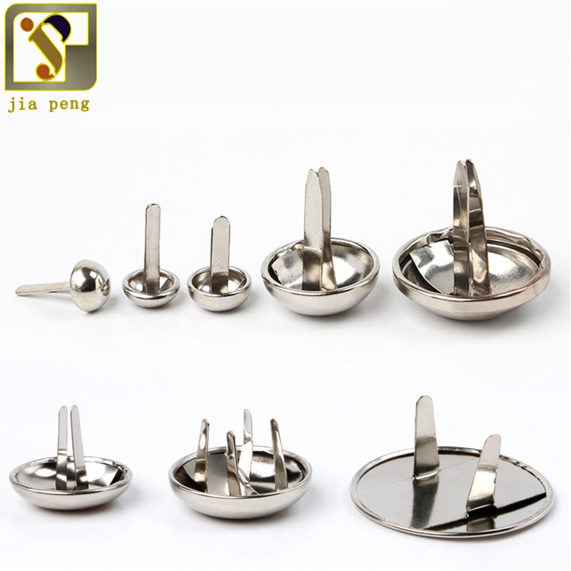 100pcs Silver Tone Dome Metal Decorative Spikes Rivets of Metal For Leather Craft Studs Spots 20x12mm( 0.785x0.473 inch)