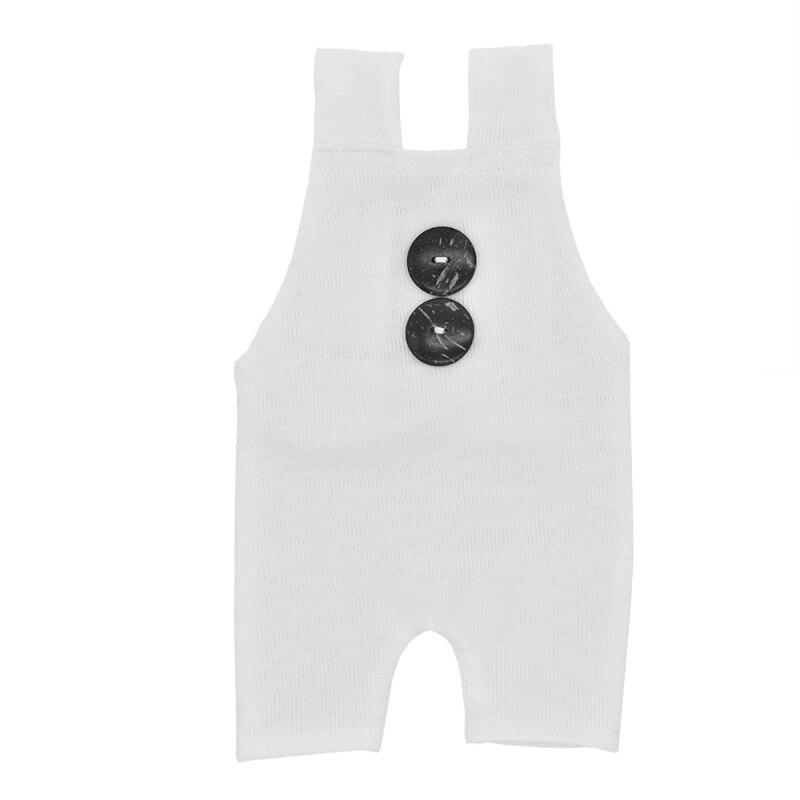 Newborn Props Boys Girls Costume Infant Buttons Romper Baby Photography Outfit 85WA