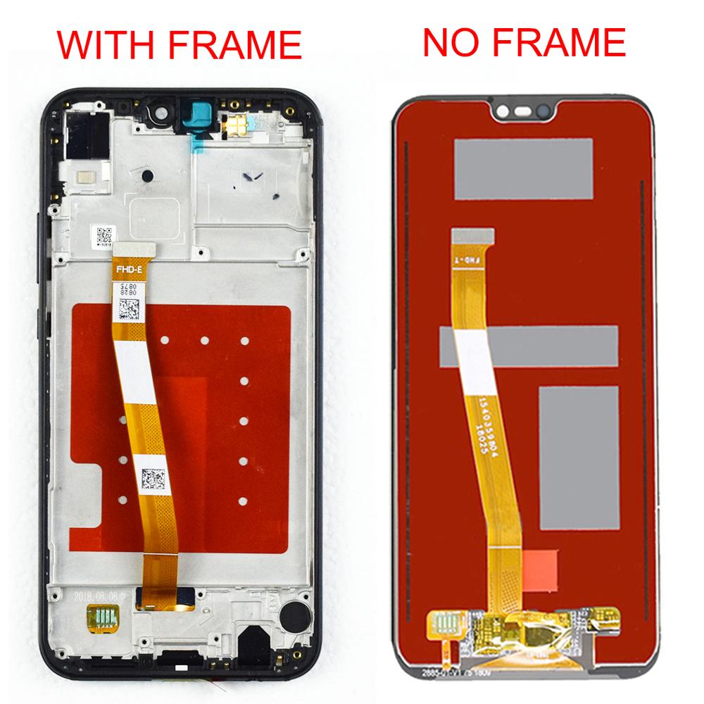 Pantalla LCD para HUAWEI P20 Lite, ANE-LX1, Nova 3e ANE-LX3, touchscreen de original 2280*1080 con marco para HUAWEI P20 Lite
