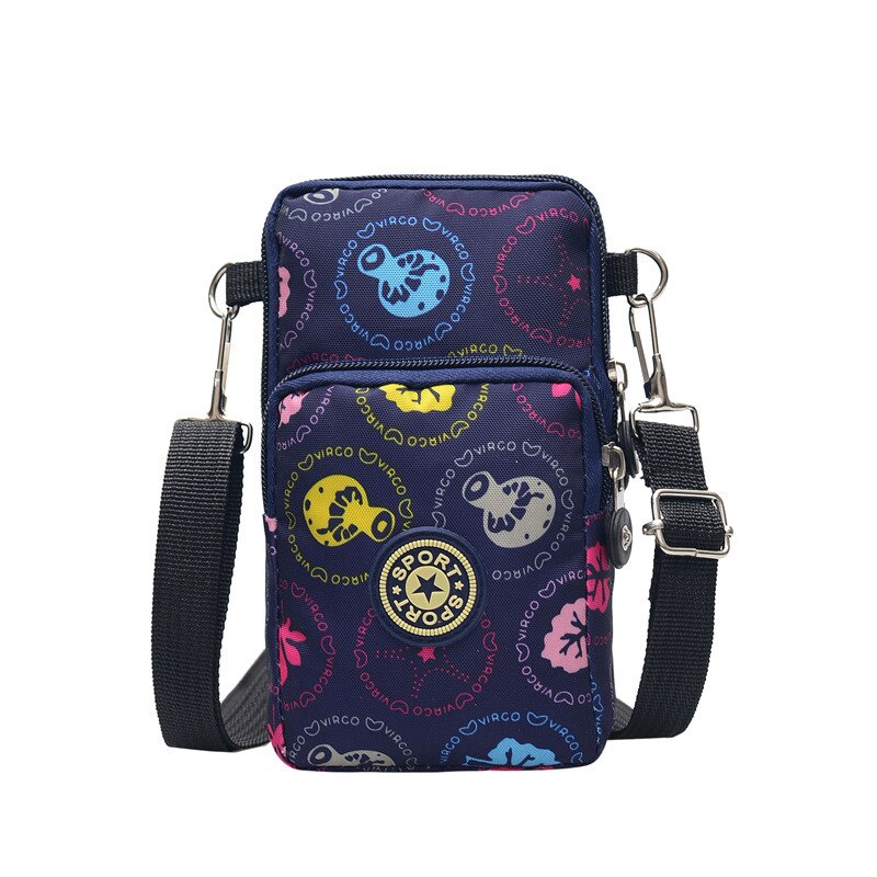 Womens Cross-Body Cell Phone Shoulder Strap Wallet Pouch Purse Mobile Phone Bags TOO789: Mushroom