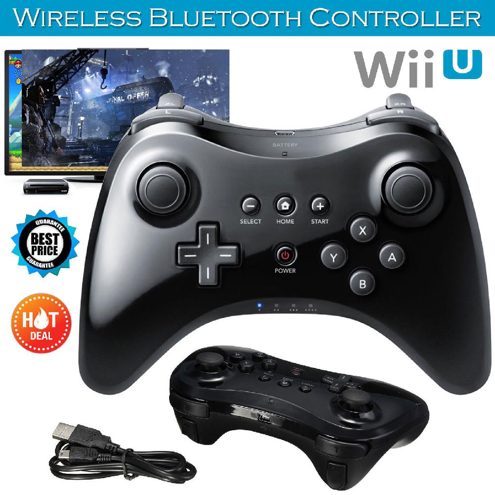 Gamepad per Nintend Wii U pro controllore USB classico doppio Analogico Senza Fili di Bluetooth a distanza Controle per WiiU pro U