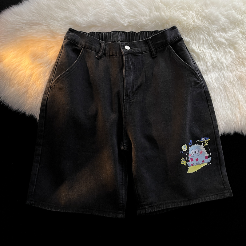 Mädchen Jeans Shorts Sommer - Baumwolle Denim Mit Elastischem Bund 1-9 Jahre