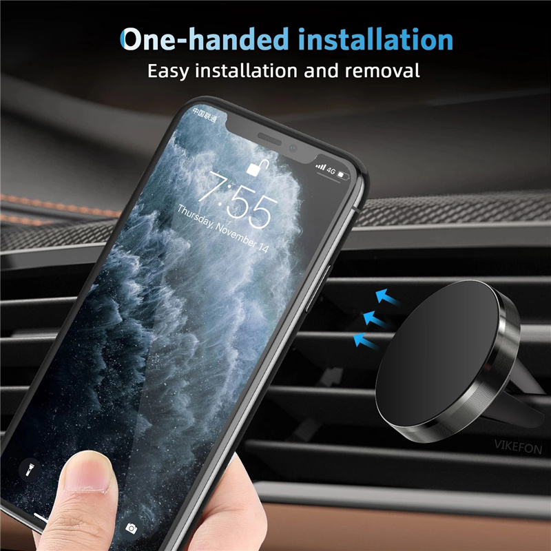 Magnetyczny uchwyt na telefon samochodowy do uchwytu airvent Smartphone uchwyt na telefon komórkowy GPS wsparcie w samochodzie dla iPhone Xiaomi Mi Samsung LG