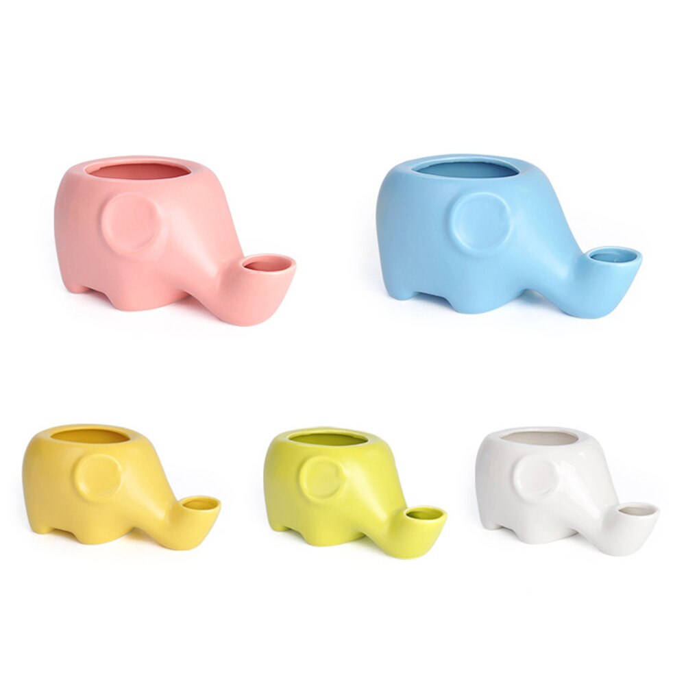 Elephant Shape Pet Cat Kitten No Spill Water Feeder Dispenser Drinking Bowl Cute, Durable, Easy to Use, Automatic Water-Refillin