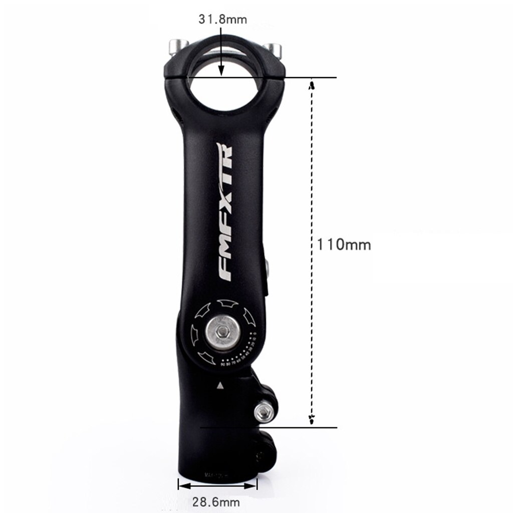0-90 grad Adustable Stengel Fahrrad Gabel Verlängerung Fahrrad Lenker Aufstieg Klemme
