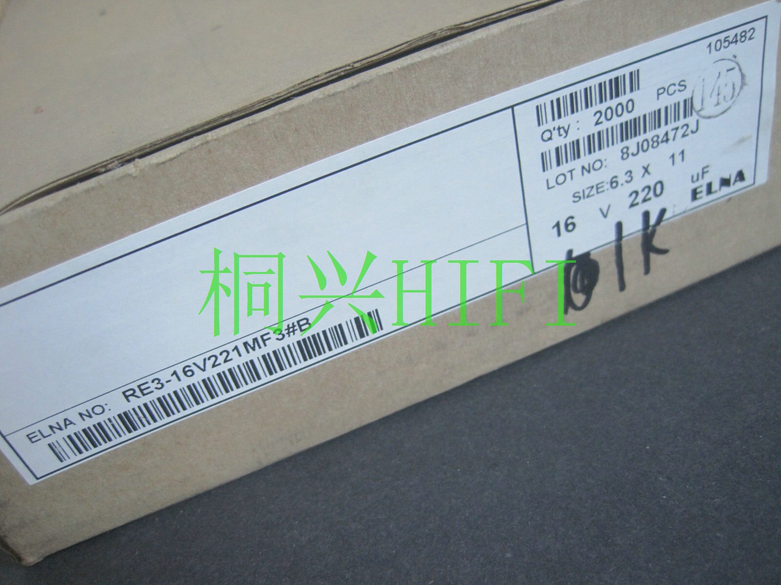 50x Electrolytic Capacitor - 220uF 16V - 6.3x11mm - Audio Grade - for Amplifiers