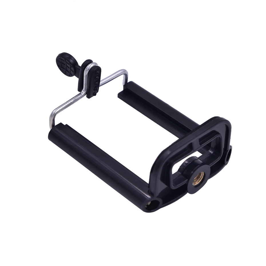 Mobile Phone Clip Holder Universal Mount Bracket Adapter for Smartphone Camera Cell Phone Tripod Stand Mount Adapter Monopod: only clip