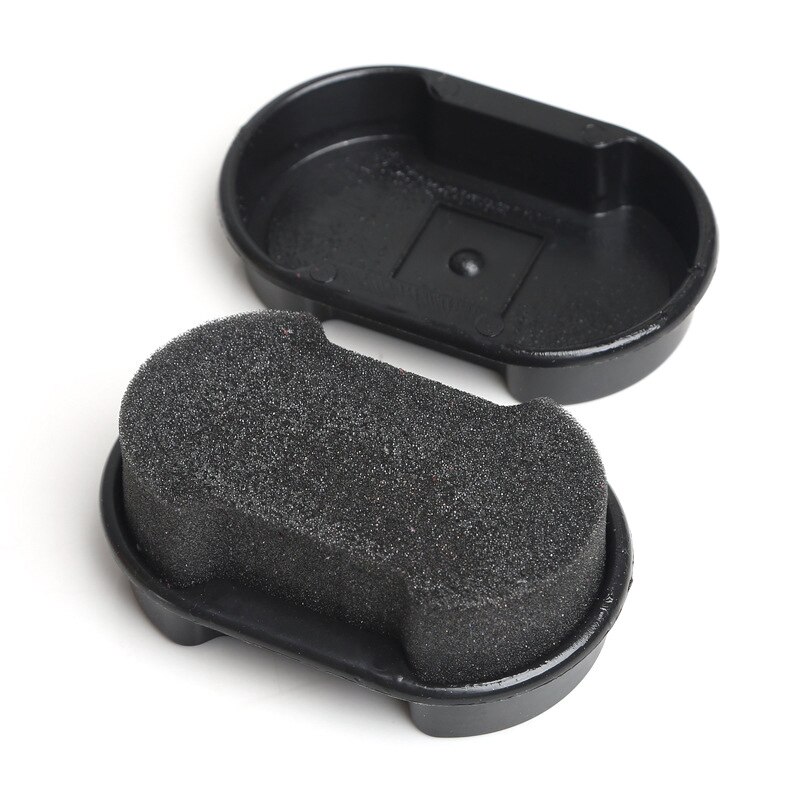 Black Leather Cleaner Boot Polishing Cleaning Device Reusable Shoes Brush Living Room Travel Gadget Durable Sponge Shoes Brush: Default Title