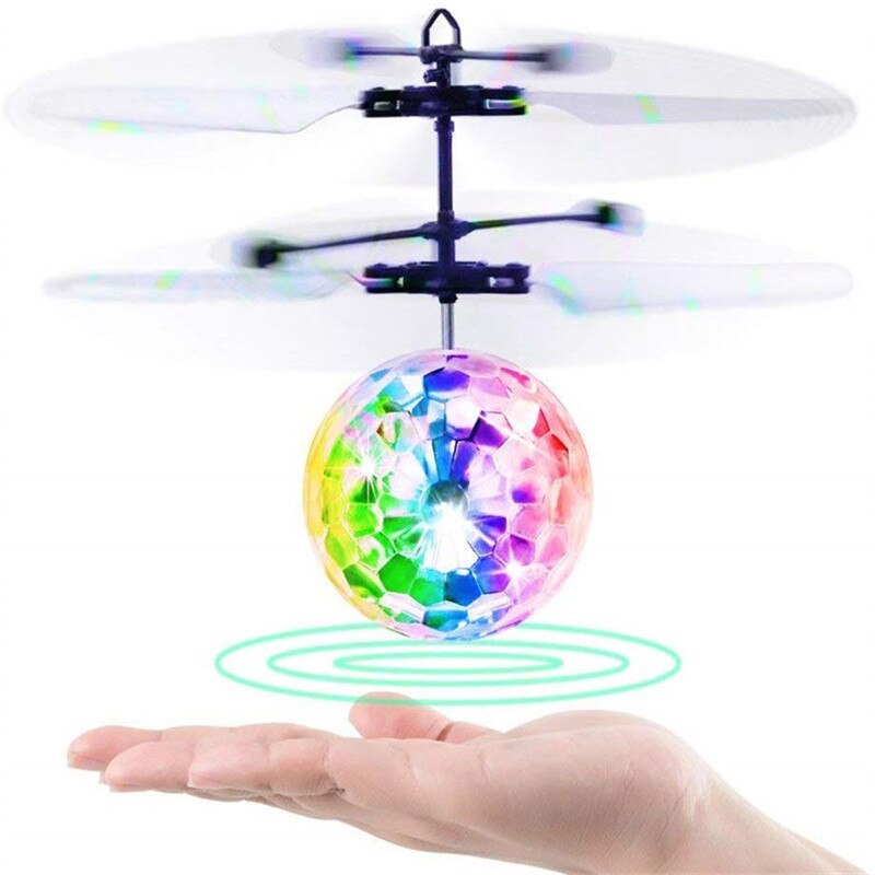 Vliegende Bal, Kinderen Speelgoed Afstandsbediening Helikopter Mini Drone Magic RC Vliegende Speelgoed met Stralende LED Lichten Fun Gadgets