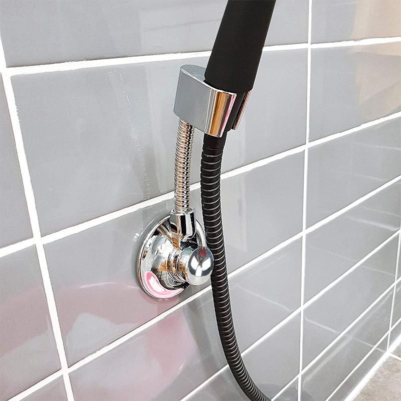 Krachtige Zuignap Douche Beugel Krachtige Zuignap Douchekop Houder Base Badkamer Douchekop Bevestiging Muur Beugel Bad