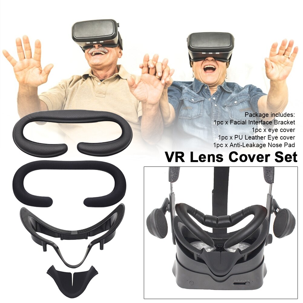 4 Stuks Vervangende Onderdelen Anti Lekkage Neus Pad Installeren Facial Interface Beugel Vr Lens Cover Set Voor Klep Index headset