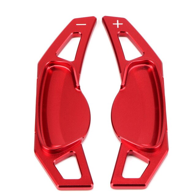 car steering wheel shift paddle extender for benz smart 451 453 fortwo forfour Aluminum Alloy quick shifting: Red