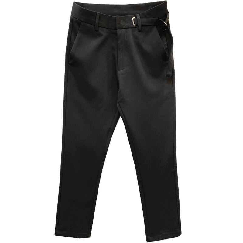 Lente Mannen Pak Broek Mode Toevallige Slim Fit Broek Mannen Streetwear Sociale Formele Broek Pantalon Kostuum