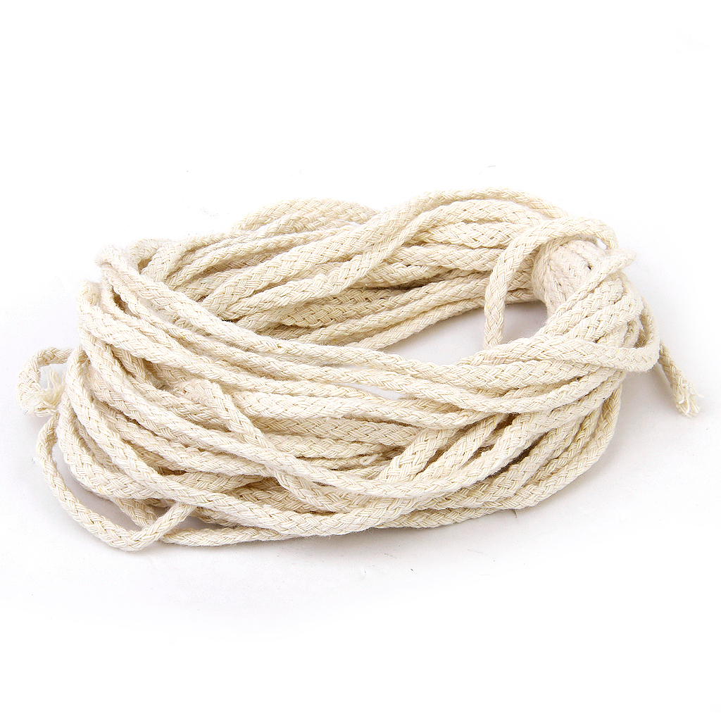 10M 5mm Soft Braided Sash Multifunction Rope Piping Cord Craft