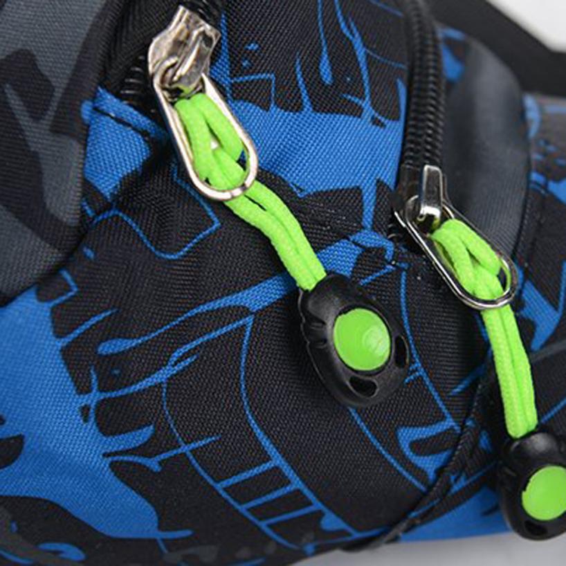 ISHOWTIENDA Unisex Women Men Camouflage Waist Pack Bicycle Cycling Sport Belt Bag #A