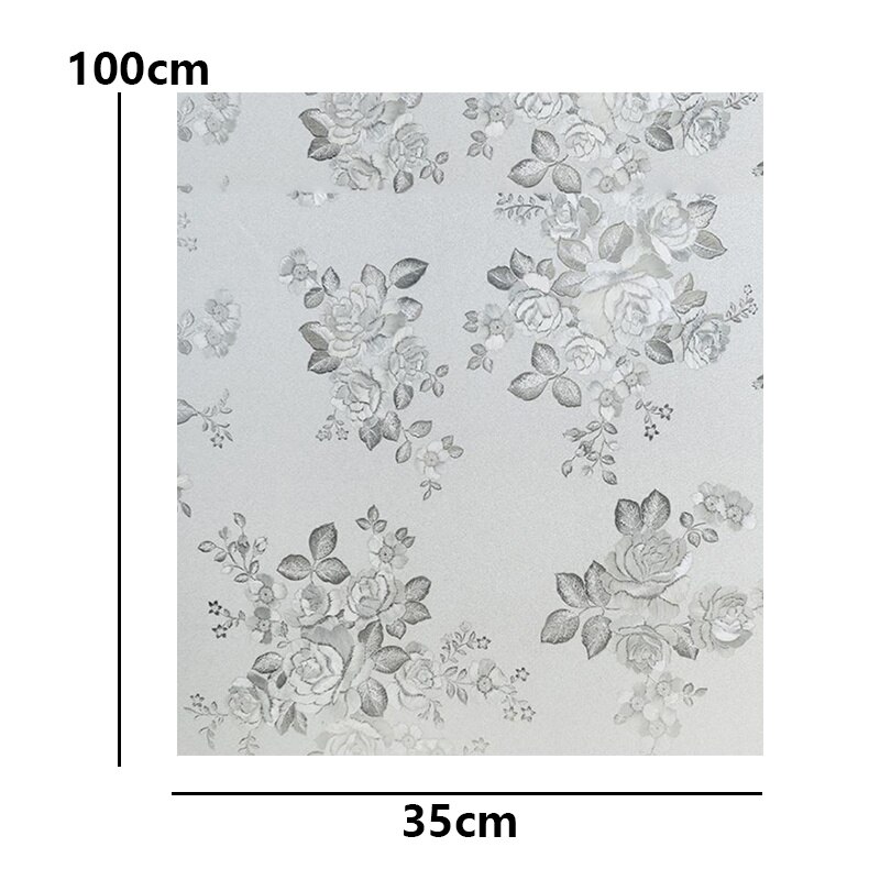1PC Frosted PVC Glass Window Privacy Film Sticker Static Electricity Decal Door Sticker Bedroom Home Decoration