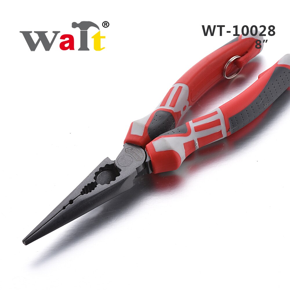WAIT 6" Diagonal Cutting Pliers High Leverage Side Cutter Electrical Heavy Duty Crimping Stripping Cable Wire Cutting: 8 In Long Nose Plier