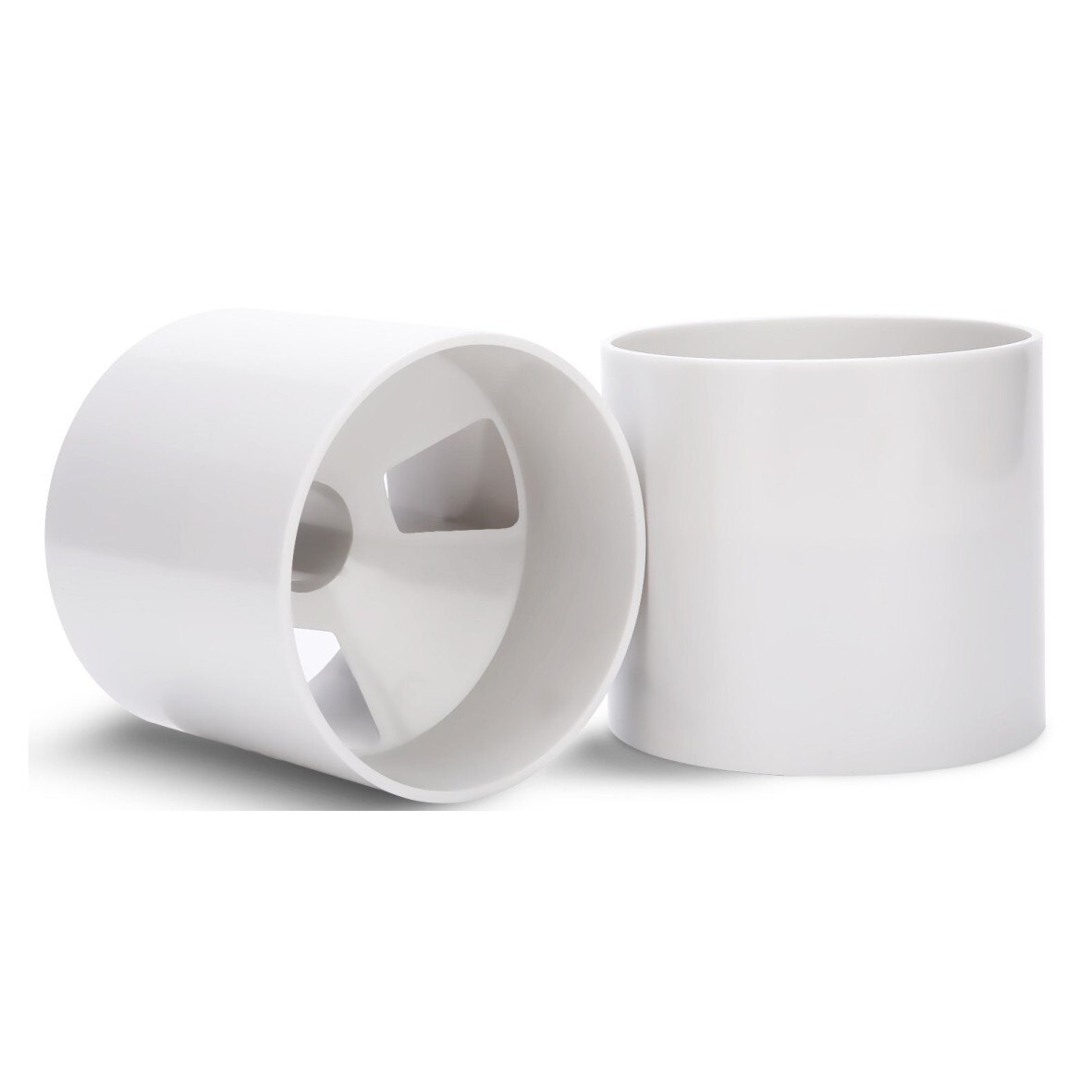 White Plastic Golf Hole Cup Putting Putter Golf Flag Stick Yard Garden Training Backyard Practice Putting Golf Training Aids