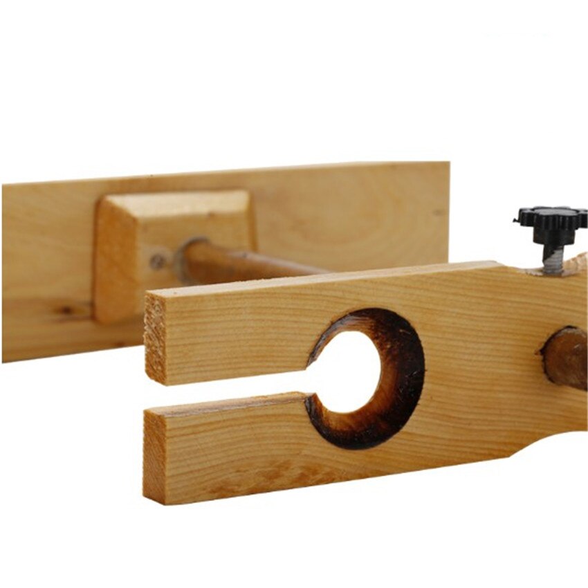 2 Holes Adjustable Wooden Funnel Rack Stand Safety Funnel Rack Support Supplies Chemical Laboratory Instruments Funnel Rack