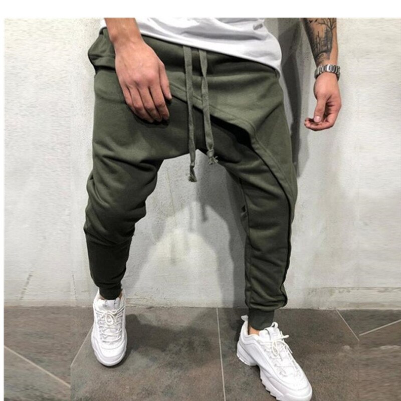 Mannen Jogging Broek Casual Hip Hop Broek Gym Broek Jogging Broek Touw Broek: Xxxl / green