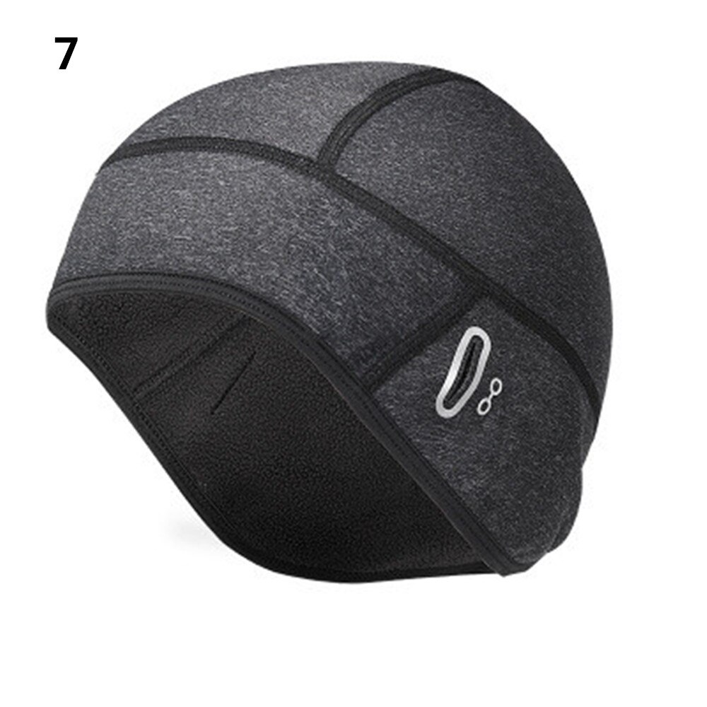Berretto da ciclismo invernale antivento termico da corsa sci moto equitazione pesca cappello da alpinismo berretto sportivo da esterno berretto con teschio: 7