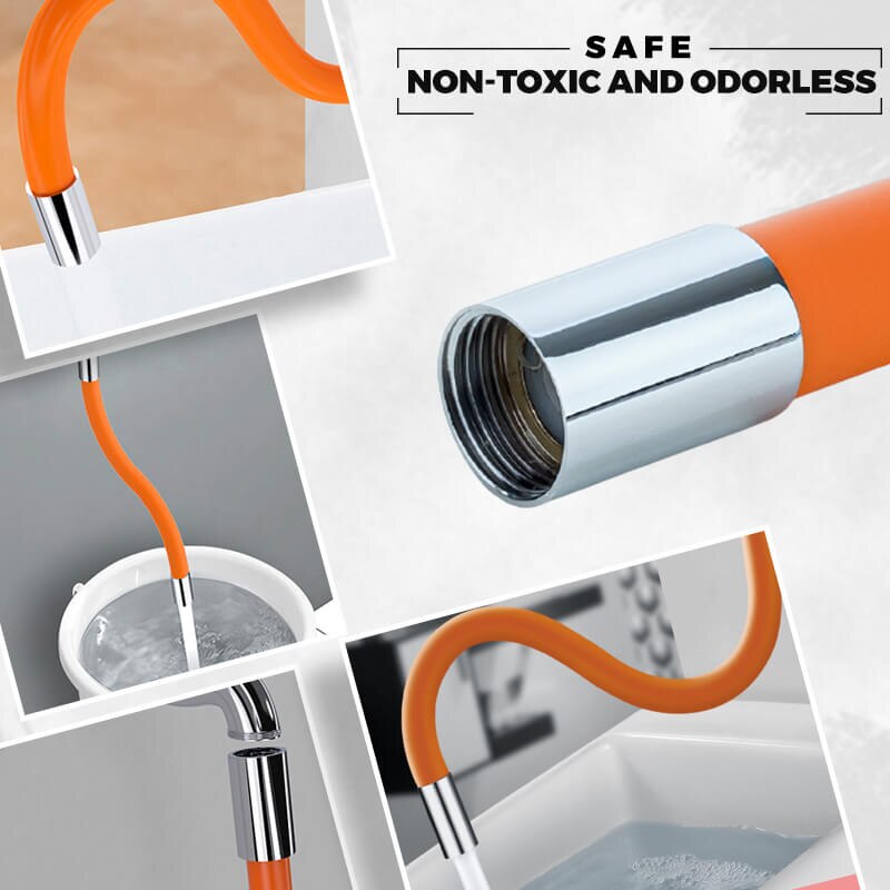 Extension universelle pour robinet de cuisine, Tube extensible rotatif à 360 °, tête d&#39;éclaboussure, lavage