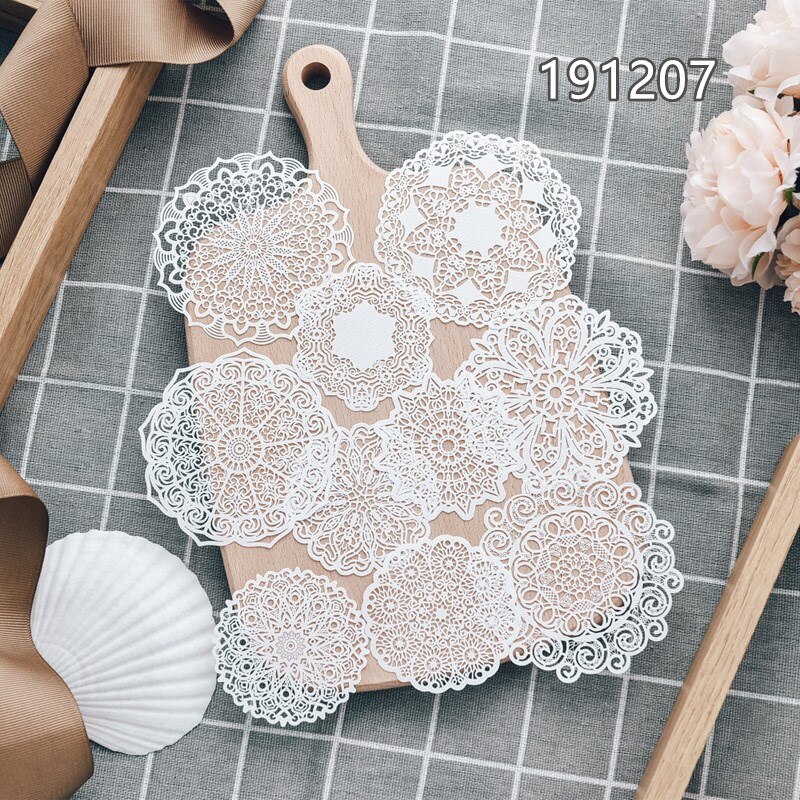 ZFPARTY White Lace Paper Doilies/Placemats for Wed... Grandado