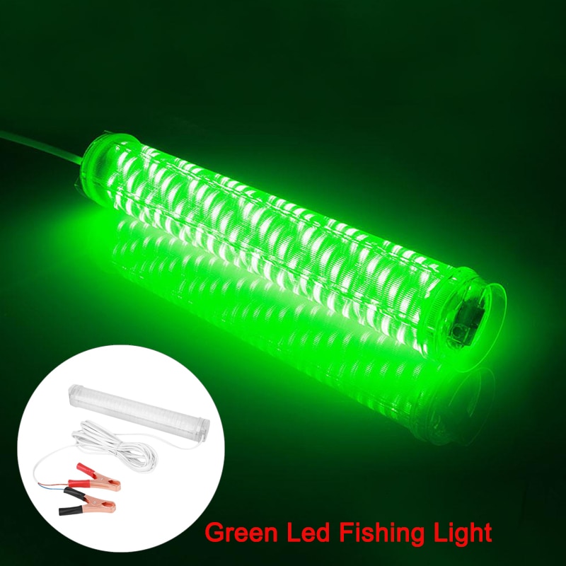 10W DC12V GrüNe LED Angeln Licht Zieht Fisch Unterwasser LED Nacht Locken Lampen Für Boote Docks Angeln Werkzeuge